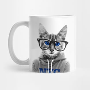 Hipster Cat Mug
